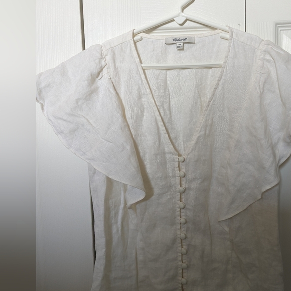 Madewell Linen Top - Picture 4 of 7